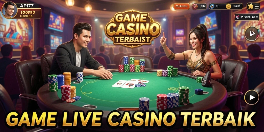 Tampilan gameplay menarik dari API77 dengan dealer langsung.