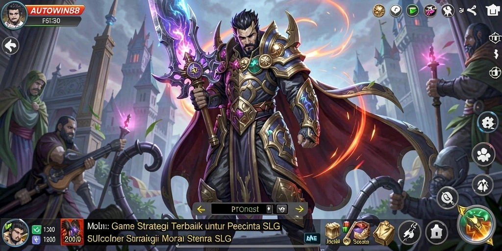 Tampilan gameplay strategis dan interaktif di AUTOWIN88.