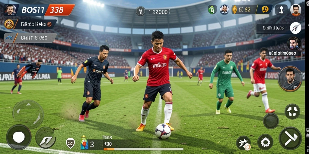 Gameplay seru dari game sepak bola BOS138.