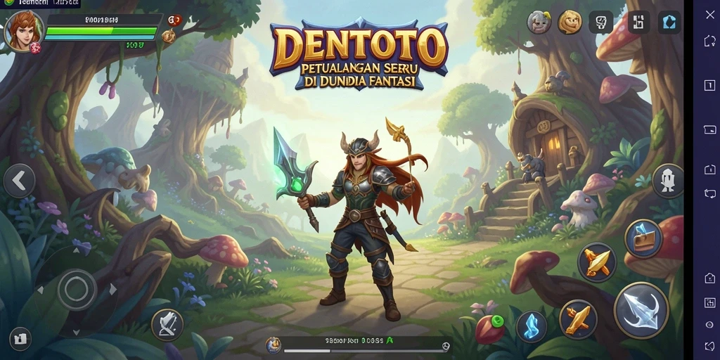 Screenshot DENTOTO menampilkan gameplay yang seru dan menarik dalam petualangan.
