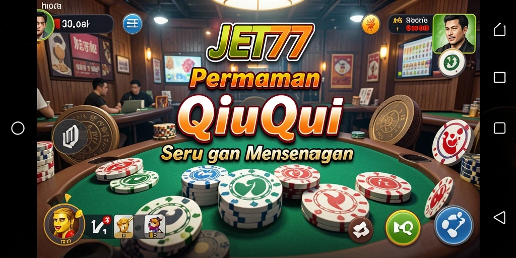 Tampilan gameplay QiuQiu yang seru dan menantang.