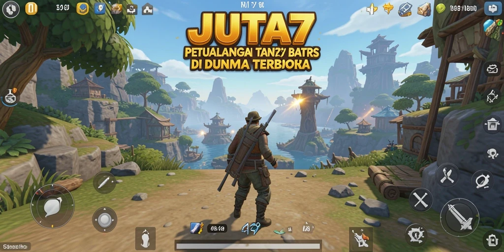 Tampilan gameplay JUTA7 yang menakjubkan dalam dunia Open World.