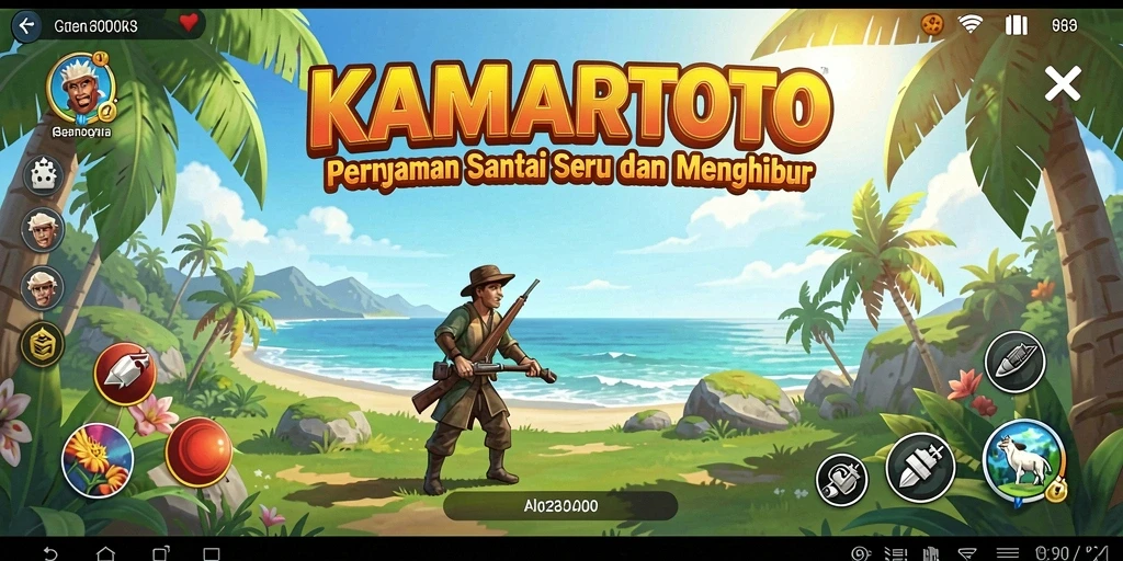 Gameplay KAMARTOTO yang penuh warna dan menarik.