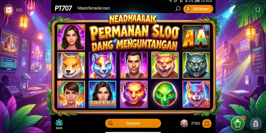 Screenshot gameplay PT707 menampilkan keseruan bermain Slot dengan grafis menarik.