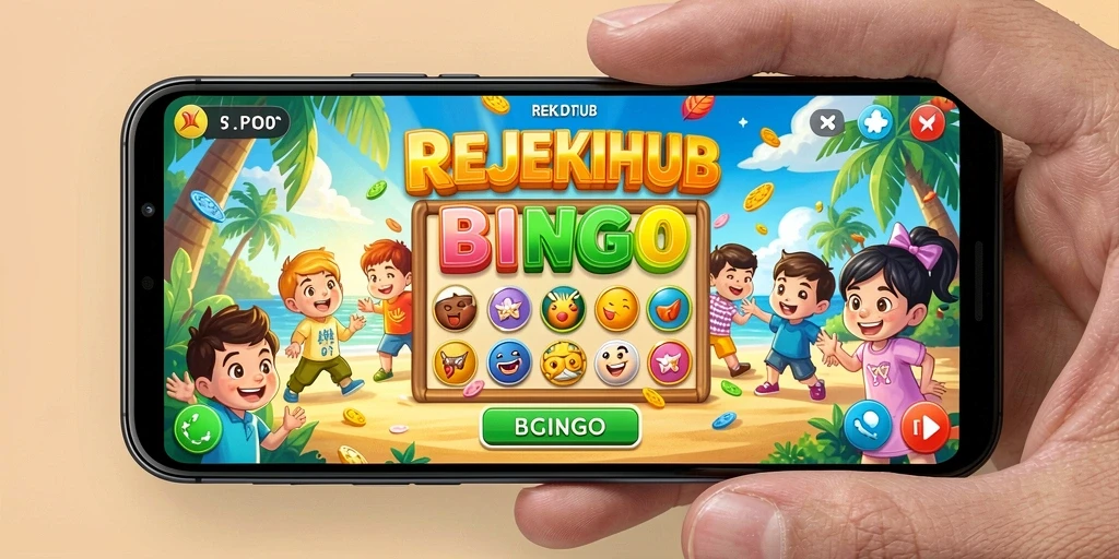 Gameplay seru REJEKIHUB saat bermain Bingo dengan teman.