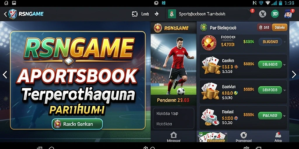 Tampilan menarik dari gameplay Sportsbook RSNGAME.